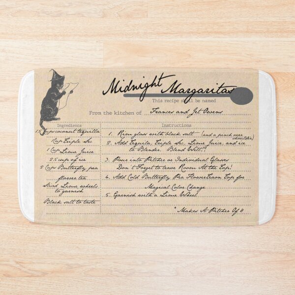 Item preview,  Aunties' Midnight Margarita Recipe Card designed and sold by Disco-very.