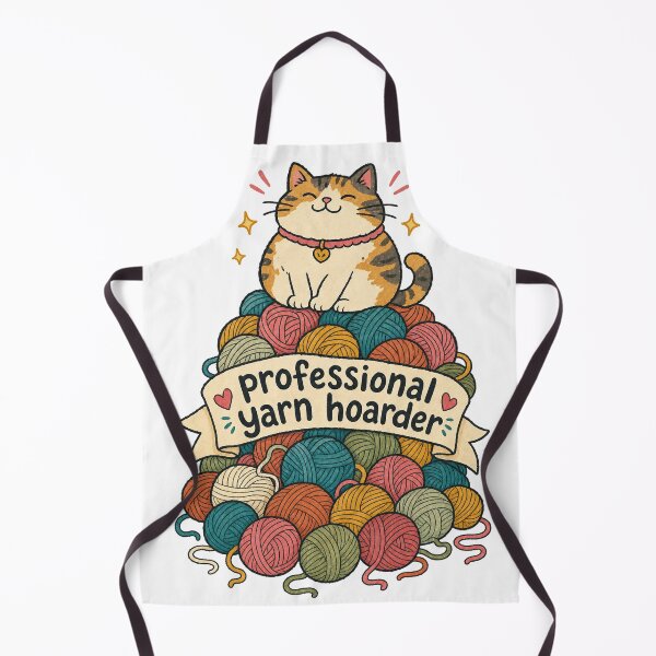 Item preview, Professional Yarn Hoarder Cat designed and sold by VisualArtsOasis.