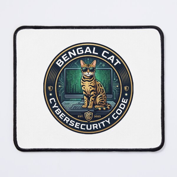 Item preview, Bengal Cat Cybersecurity Code Hacker Developer IT designed and sold by PictoVibe.