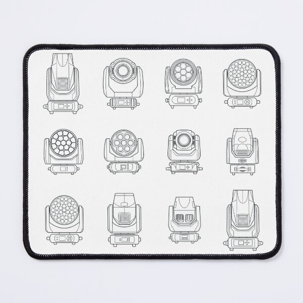 Item preview, Stage Moving Head Lights Sticker Pack designed and sold by drTerrens.