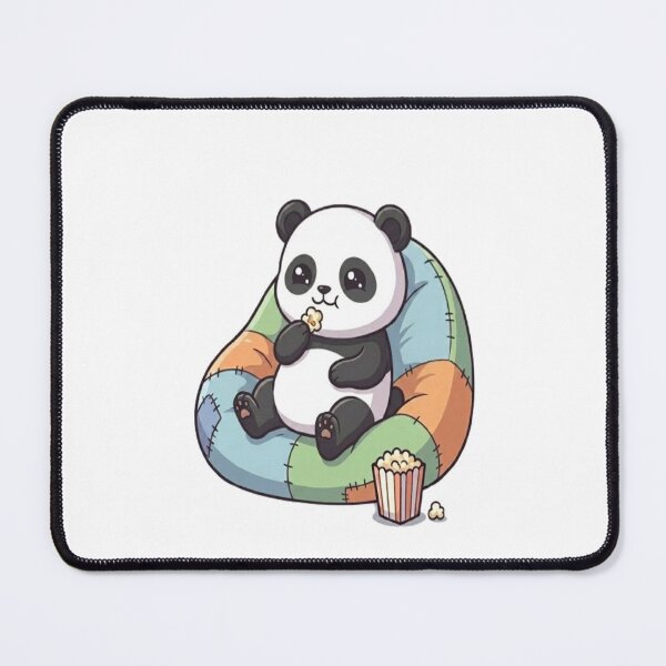 Item preview, Cute Panda Eating Popcorn Watching Movie designed and sold by Ella_Sketch.