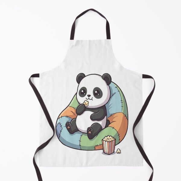 Item preview, Cute Panda Eating Popcorn Watching Movie designed and sold by Ella_Sketch.