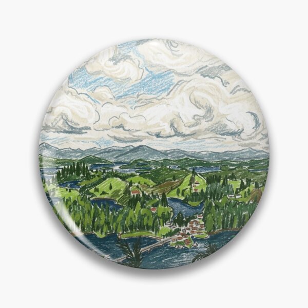 Item preview, Poem of the sky over the lake designed and sold by CristianCEB.
