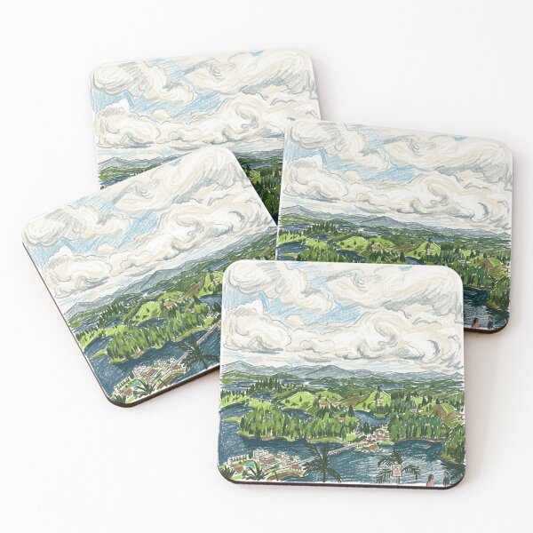 Item preview, Poem of the sky over the lake designed and sold by CristianCEB.