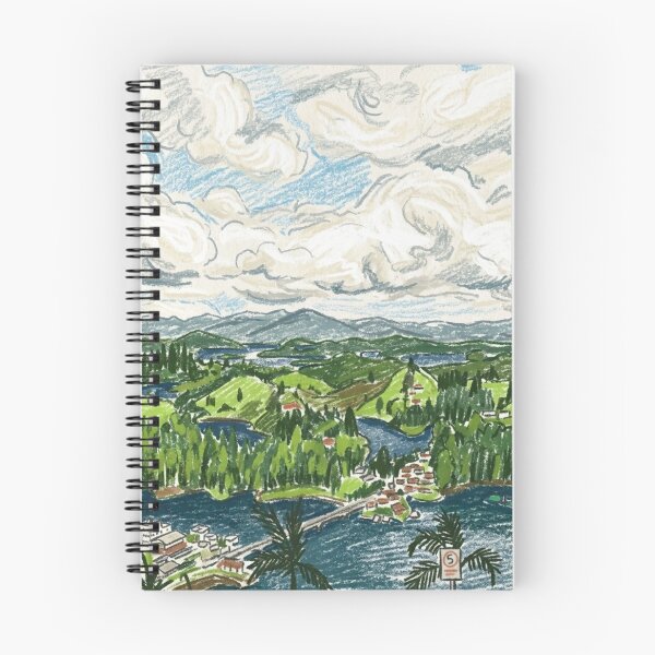 Item preview, Poem of the sky over the lake designed and sold by CristianCEB.
