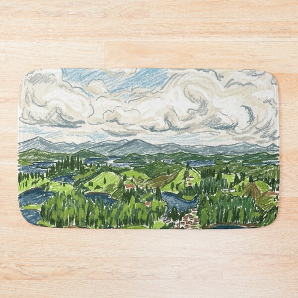 Item preview, Poem of the sky over the lake designed and sold by CristianCEB.