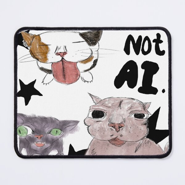 Item preview, NotAICats designed and sold by GirlDrawsThings.