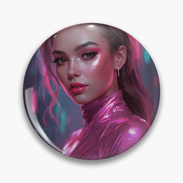 Item preview, Futuristic girl's portrait designed and sold by Svitlana777.