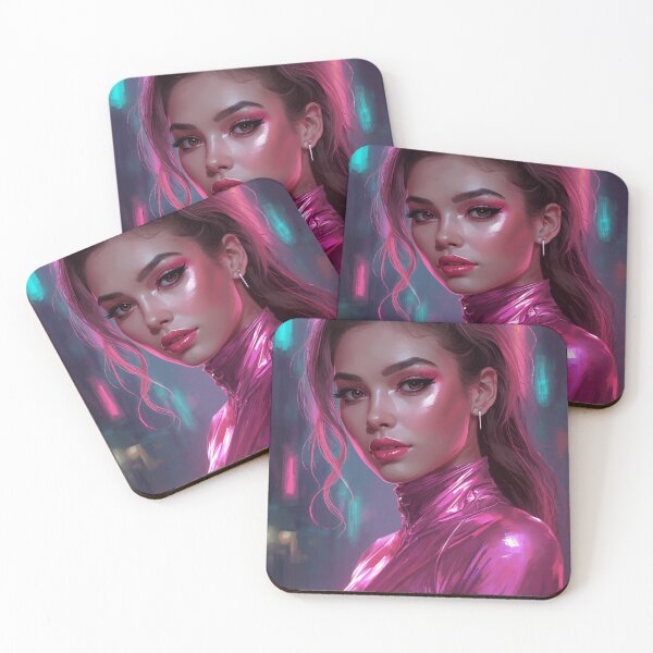 Item preview, Futuristic girl's portrait designed and sold by Svitlana777.