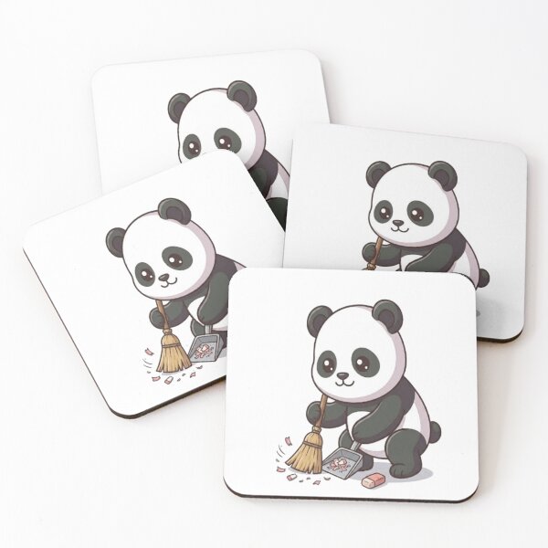 Item preview, Cute Panda Cleaning Eraser Shavings designed and sold by Ella_Sketch.