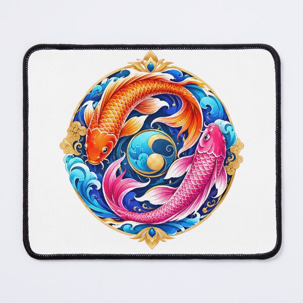 Item preview, Yin Yang Koi Circle designed and sold by syotos-ai.