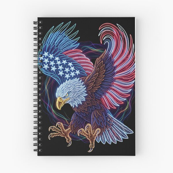 Item preview, Cyber-Eagle: Glowing American Icon designed and sold by Tharaazu.