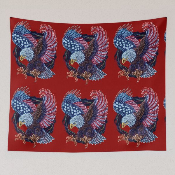 Item preview, Cyber-Eagle: Glowing American Icon designed and sold by Tharaazu.