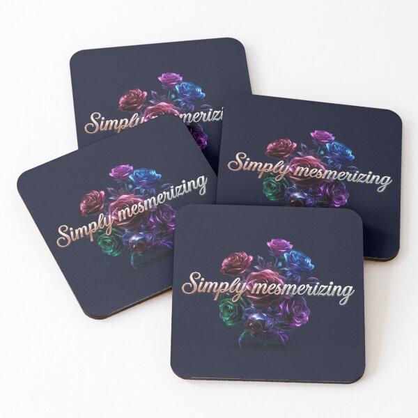 Item preview, Mesmerizing Colorful Roses Aesthetic – Vibrant Floral Luxury Typography Art designed and sold by MartBook.