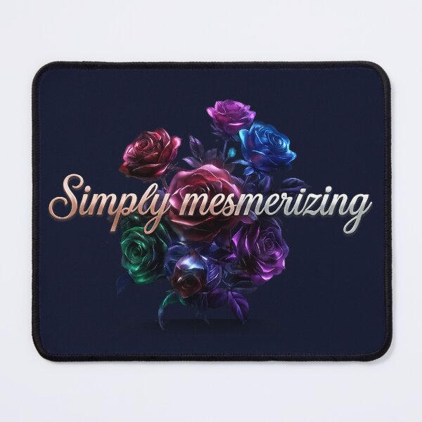 Item preview, Mesmerizing Colorful Roses Aesthetic – Vibrant Floral Luxury Typography Art designed and sold by MartBook.