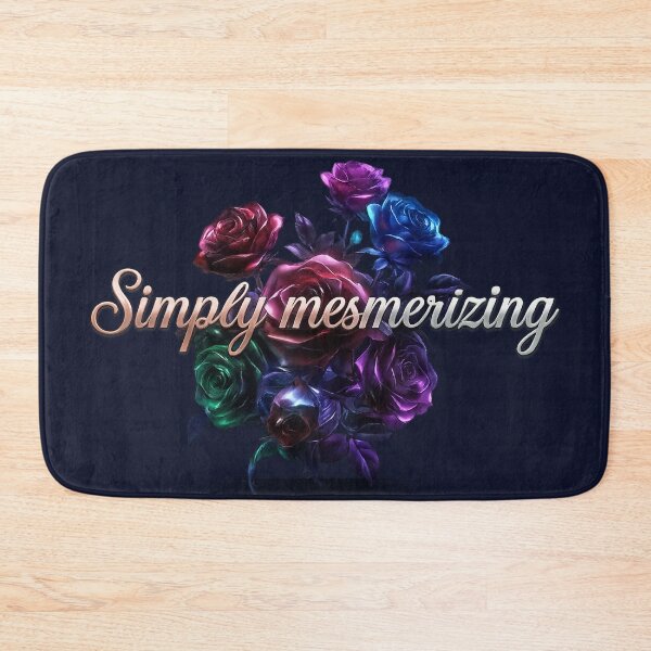 Item preview, Mesmerizing Colorful Roses Aesthetic – Vibrant Floral Luxury Typography Art designed and sold by MartBook.