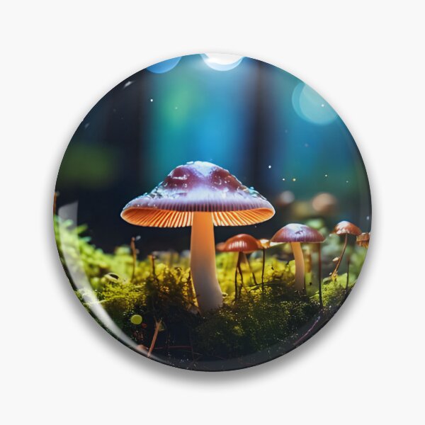 Item preview, Glow In The Dark Magic Mushroom Forest designed and sold by BetweenForms.