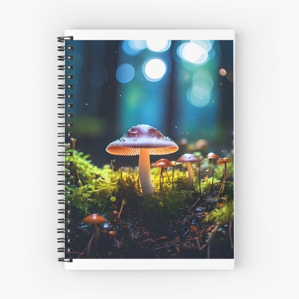 Item preview, Glow In The Dark Magic Mushroom Forest designed and sold by BetweenForms.