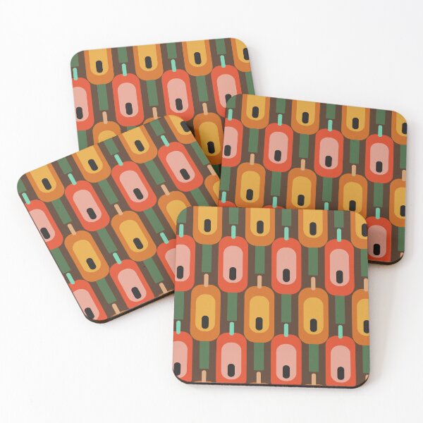 Item preview, Mid-Century Modern Yellow, Orange And Green Retro Pattern designed and sold by DEC02.