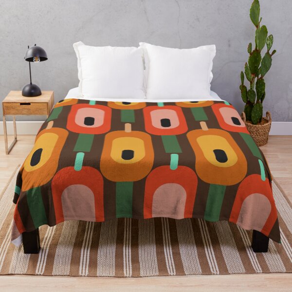 Item preview, Mid-Century Modern Yellow, Orange And Green Retro Pattern designed and sold by DEC02.
