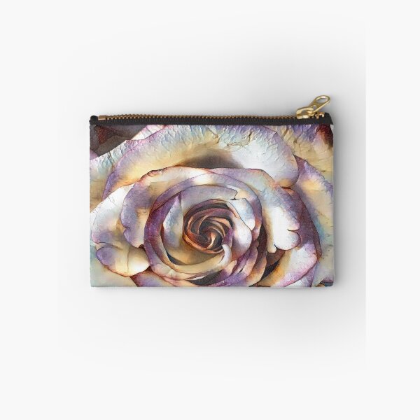 Item preview, Impressionist Vintage Lavender and Muted Gold Rose Macro Digital Painting designed and sold by BalkanBloom.