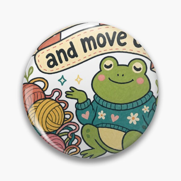 Item preview, Frog It and Move On designed and sold by VisualArtsOasis.
