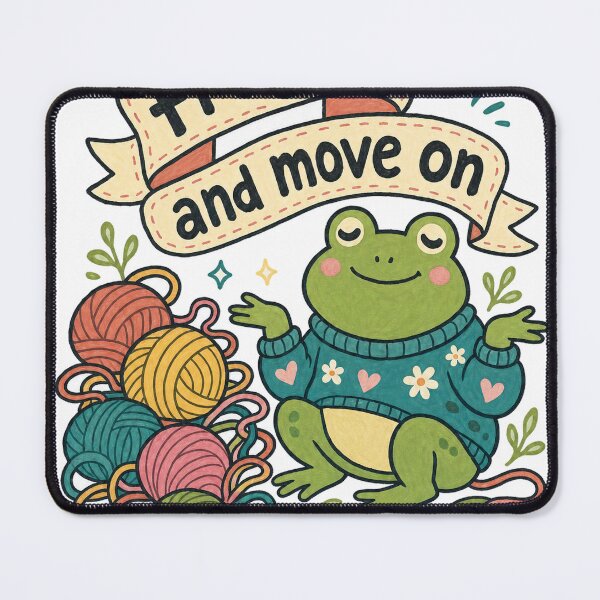 Item preview, Frog It and Move On designed and sold by VisualArtsOasis.
