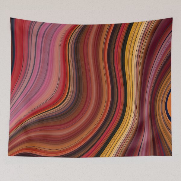 Item preview, Liquid Marbled Pattern In Red Yellow And Orange designed and sold by DEC02.