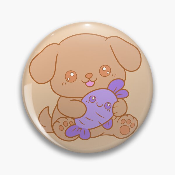 Item preview, Cute Kawaii Brown Puppy designed and sold by Phyllya Design.