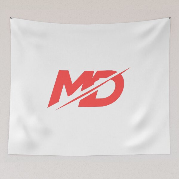 Item preview, MD Initials Minimalist Streetwear Logo designed and sold by MilosRad.
