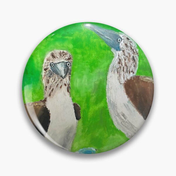 Item preview, Blue-footed Booby duo designed and sold by woodland-towers.
