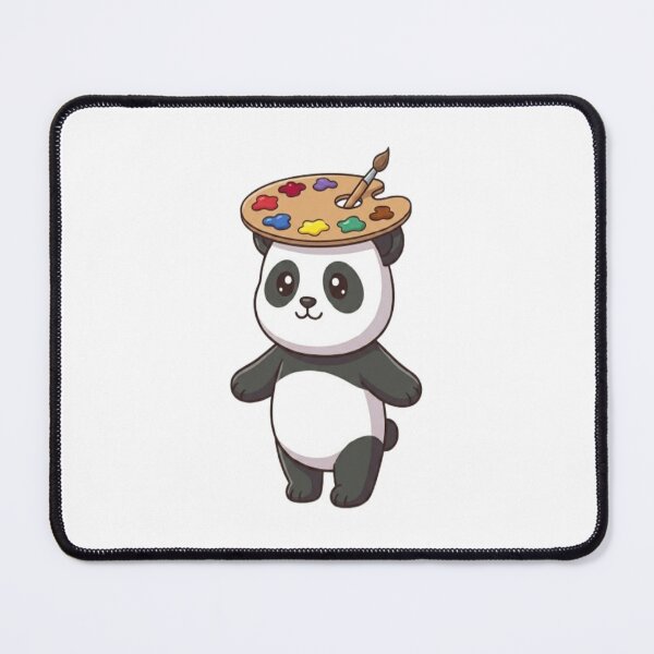 Item preview, Cute Panda Wearing Artist Palette designed and sold by Ella_Sketch.