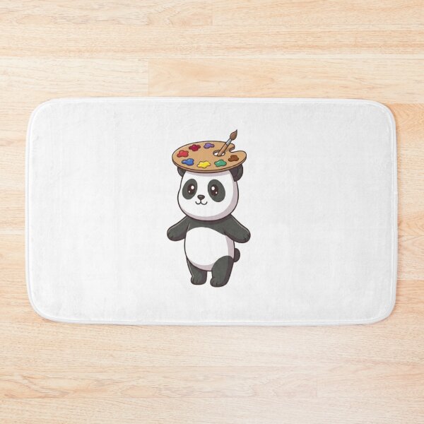 Item preview, Cute Panda Wearing Artist Palette designed and sold by Ella_Sketch.