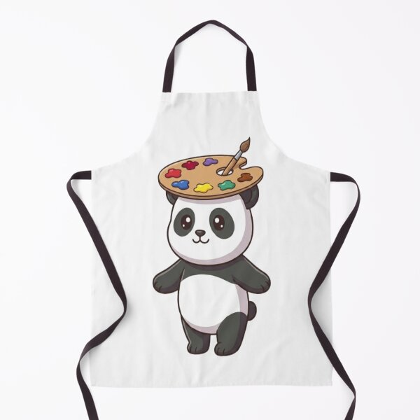 Item preview, Cute Panda Wearing Artist Palette designed and sold by Ella_Sketch.