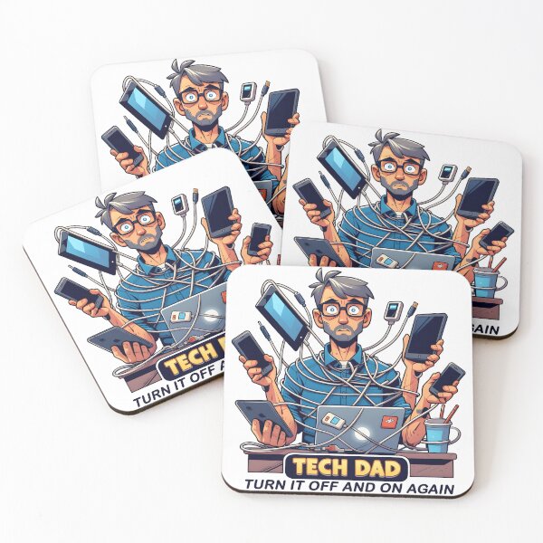 Item preview, Tech Dad Turn It Off And On Again designed and sold by grenithh.