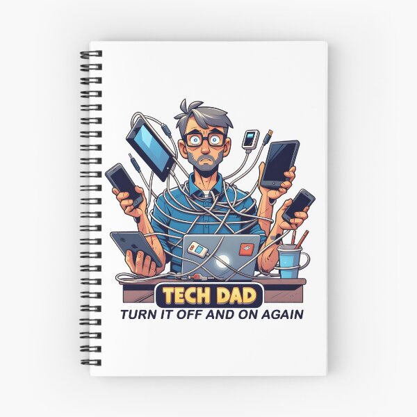 Item preview, Tech Dad Turn It Off And On Again designed and sold by grenithh.