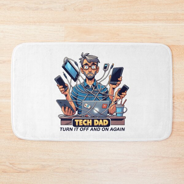 Item preview, Tech Dad Turn It Off And On Again designed and sold by grenithh.