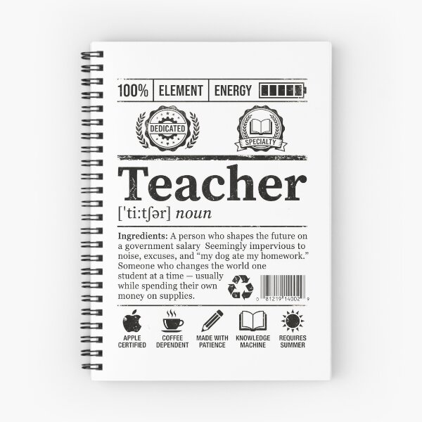 Item preview, Funny Teacher Definition Label - Teacher Gift designed and sold by pretty4u.