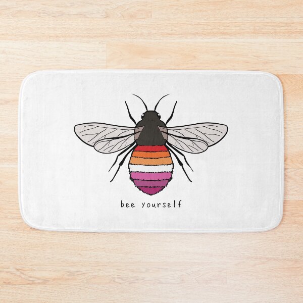 Item preview, Bee Yourself - Lesbian Pride Flag designed and sold by rorynorth.