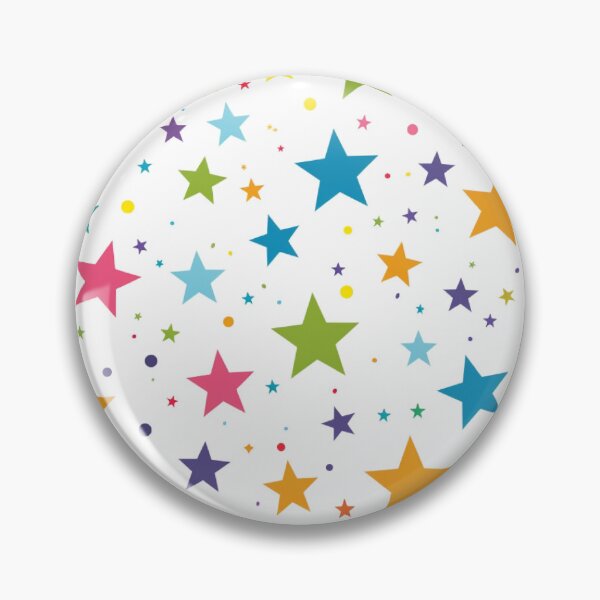 Item preview, Confetti Stars: Vibrant Multi-Colored Celebration Pattern designed and sold by LiveLearnCreate.