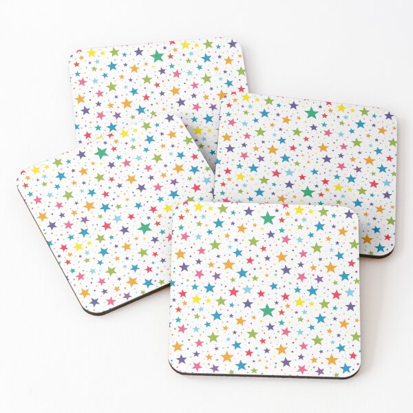Item preview, Confetti Stars: Vibrant Multi-Colored Celebration Pattern designed and sold by LiveLearnCreate.