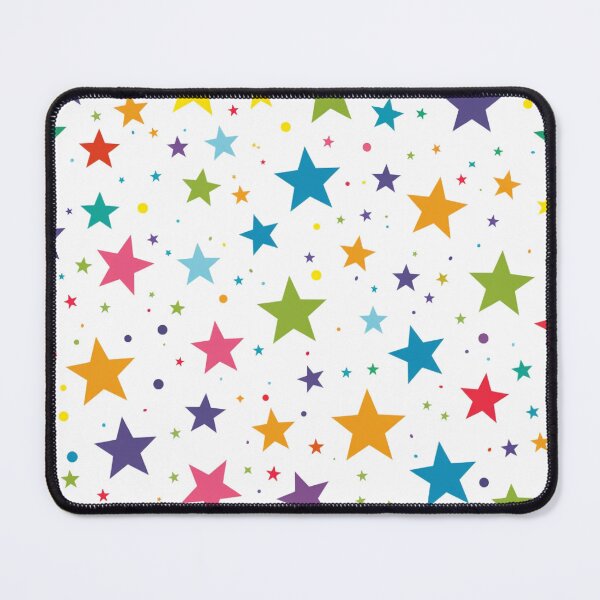 Item preview, Confetti Stars: Vibrant Multi-Colored Celebration Pattern designed and sold by LiveLearnCreate.
