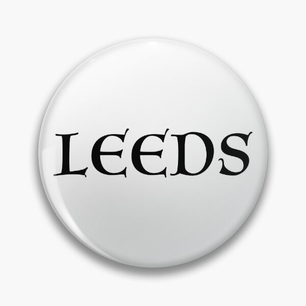 Item preview, Leeds old medieval style text (Black) designed and sold by STUDIO-72.