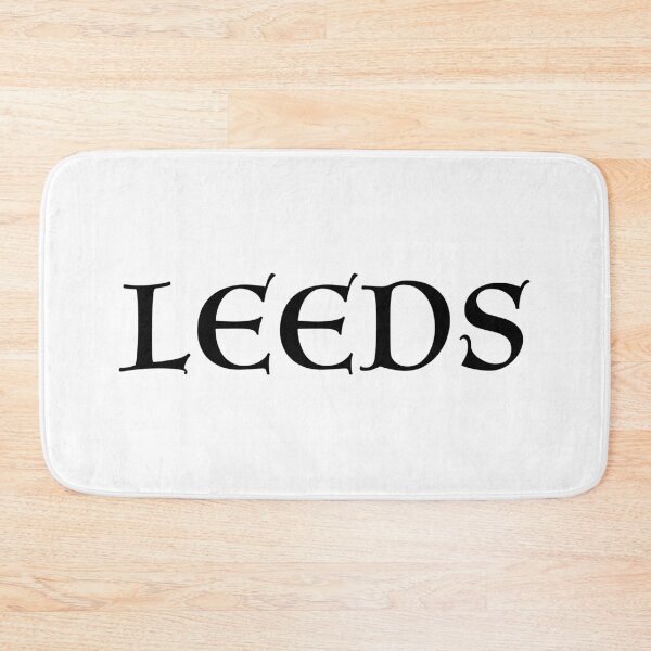 Item preview, Leeds old medieval style text (Black) designed and sold by STUDIO-72.