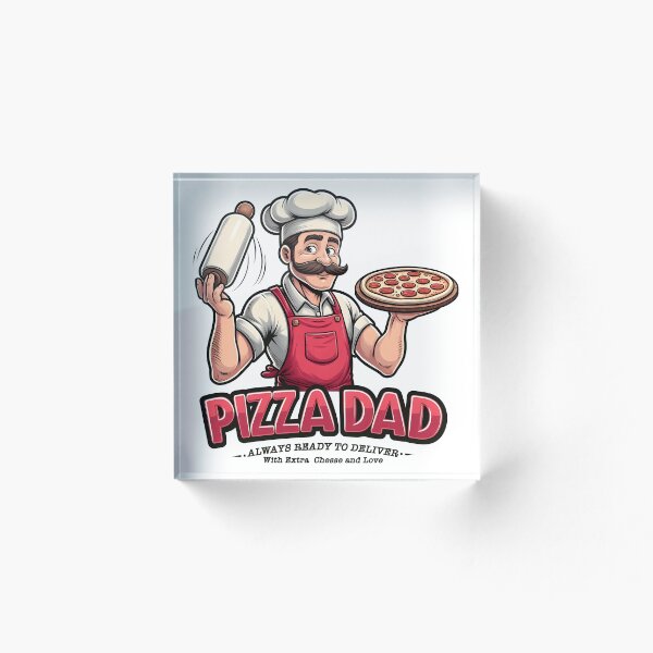 Aperçu de l'œuvre Pizza Dad, toujours prêt à livrer créée et vendue par grenithh.
