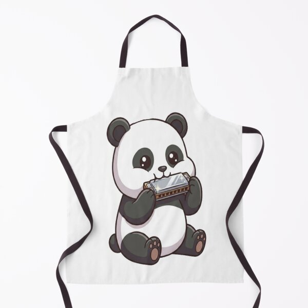 Item preview, Cute Panda Bear Playing Harmonica designed and sold by Ella_Sketch.