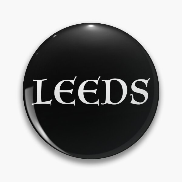Item preview, Leeds old medieval style text (White) designed and sold by STUDIO-72.