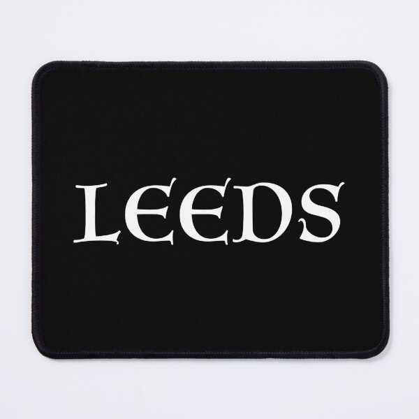 Item preview, Leeds old medieval style text (White) designed and sold by STUDIO-72.