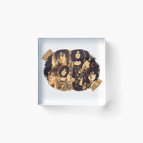 Item preview, Marc Bolan five close-up poses collage Tee Shirt designed and sold by TheThriftyBrit.
