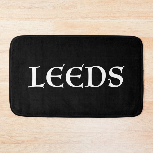 Item preview, Leeds old medieval style text (White) designed and sold by STUDIO-72.
